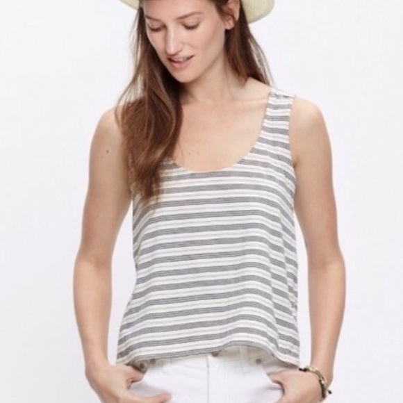 Madewell cross back tank top - Picture 3 of 6
